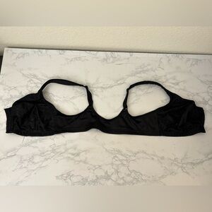 JMS Just My Size by Hanes Floral Black Bra D42/95 Wirefree Comfortable 1107​